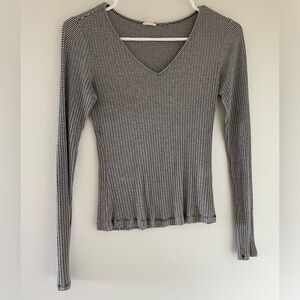 Garage Medium Striped Long Sleeve Shirt